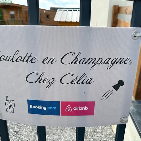 Chez Celia, Roulotte En Champagne Vila Fleury-la-Riviere Exterior foto