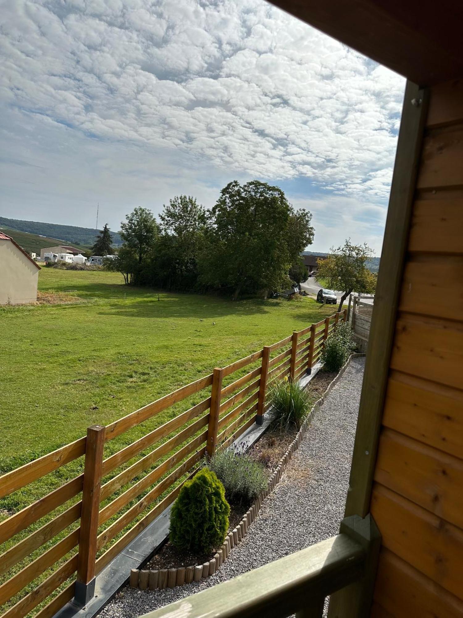 Chez Celia, Roulotte En Champagne Vila Fleury-la-Riviere Exterior foto